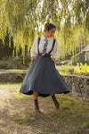 Academia Prince of Wales Skirt Blue