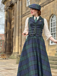 Jupe Académia Tartan Vert