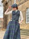 Jupe Académia Tartan Vert