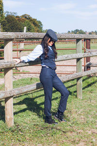 Peaky Blue Textured Trousers