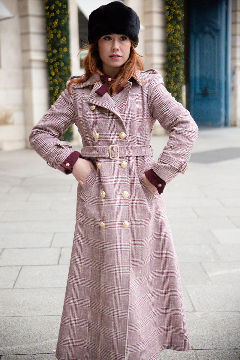 Burgundy Prince of Wales Coat