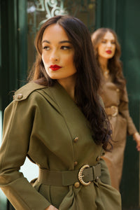 Military Khaki Dress