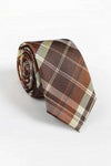 Polly Brown Check Tie