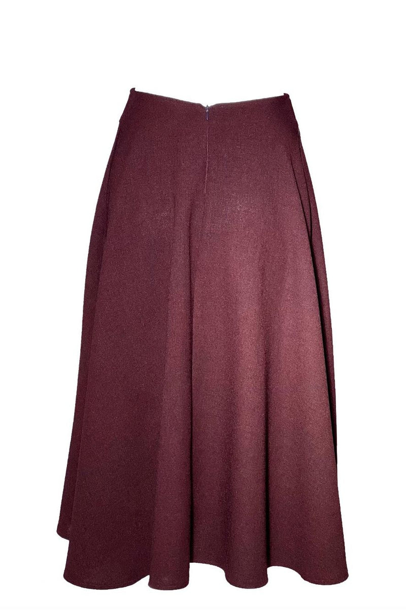 Céleste Skirt Burgundy