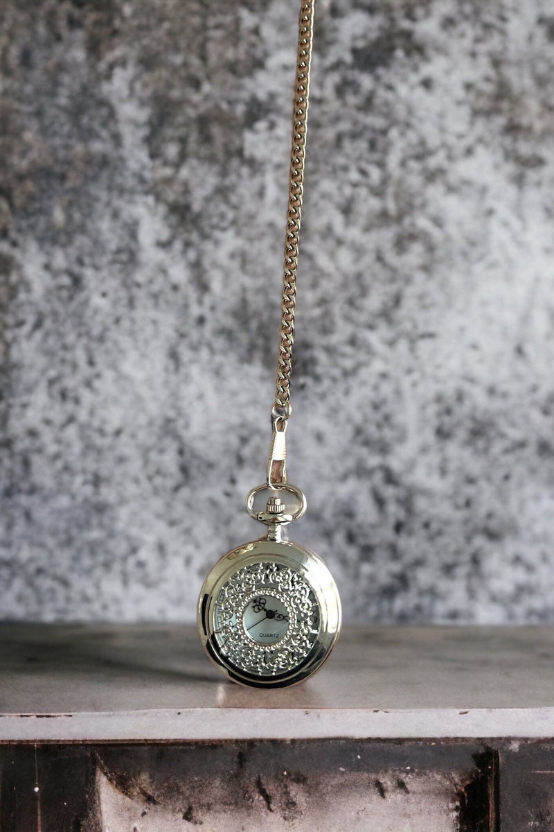 Flowers Pocket Watch