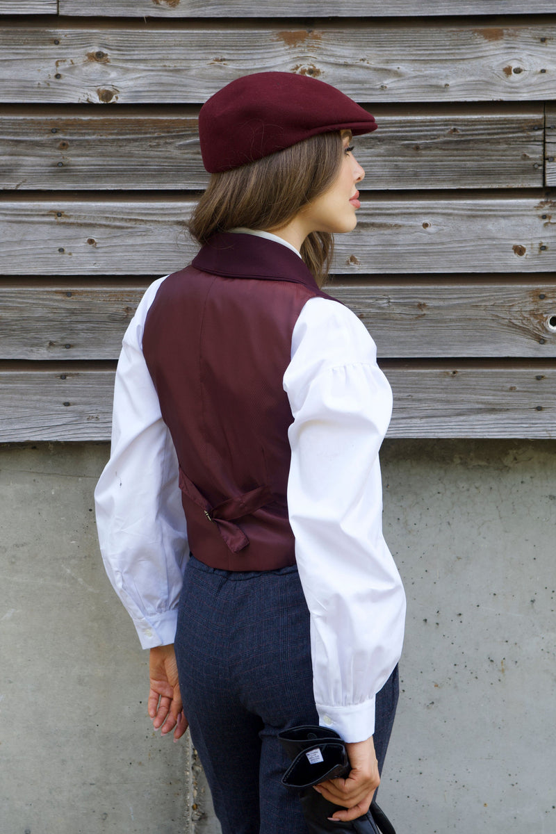 Veston Peaky Bordeaux