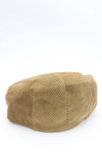 Mustard Velvet Peaky Beret