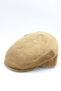 Mustard Velvet Peaky Beret