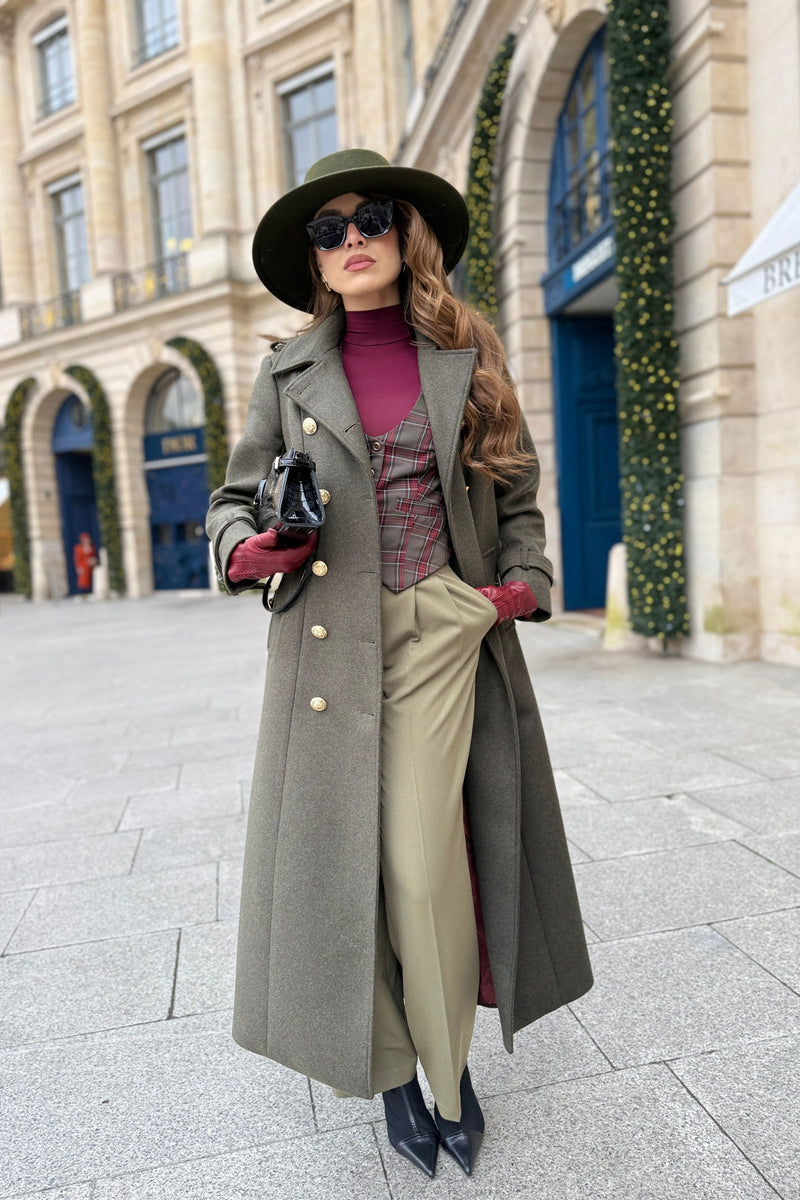 Manteau Polly Kaki