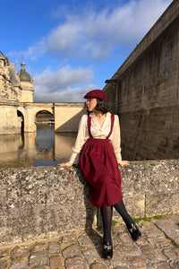 Hilda Skirt Burgundy