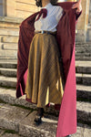 Adèle Skirt Yellow/Bordeaux Checks