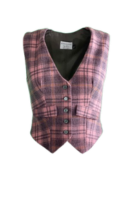 Académia Pink/Grey Check Jacket