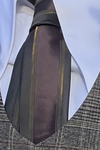 Thin Black/Brown Tie