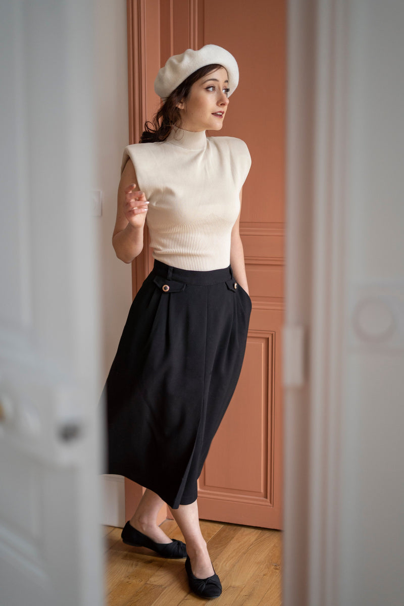 Black Margot Skirt