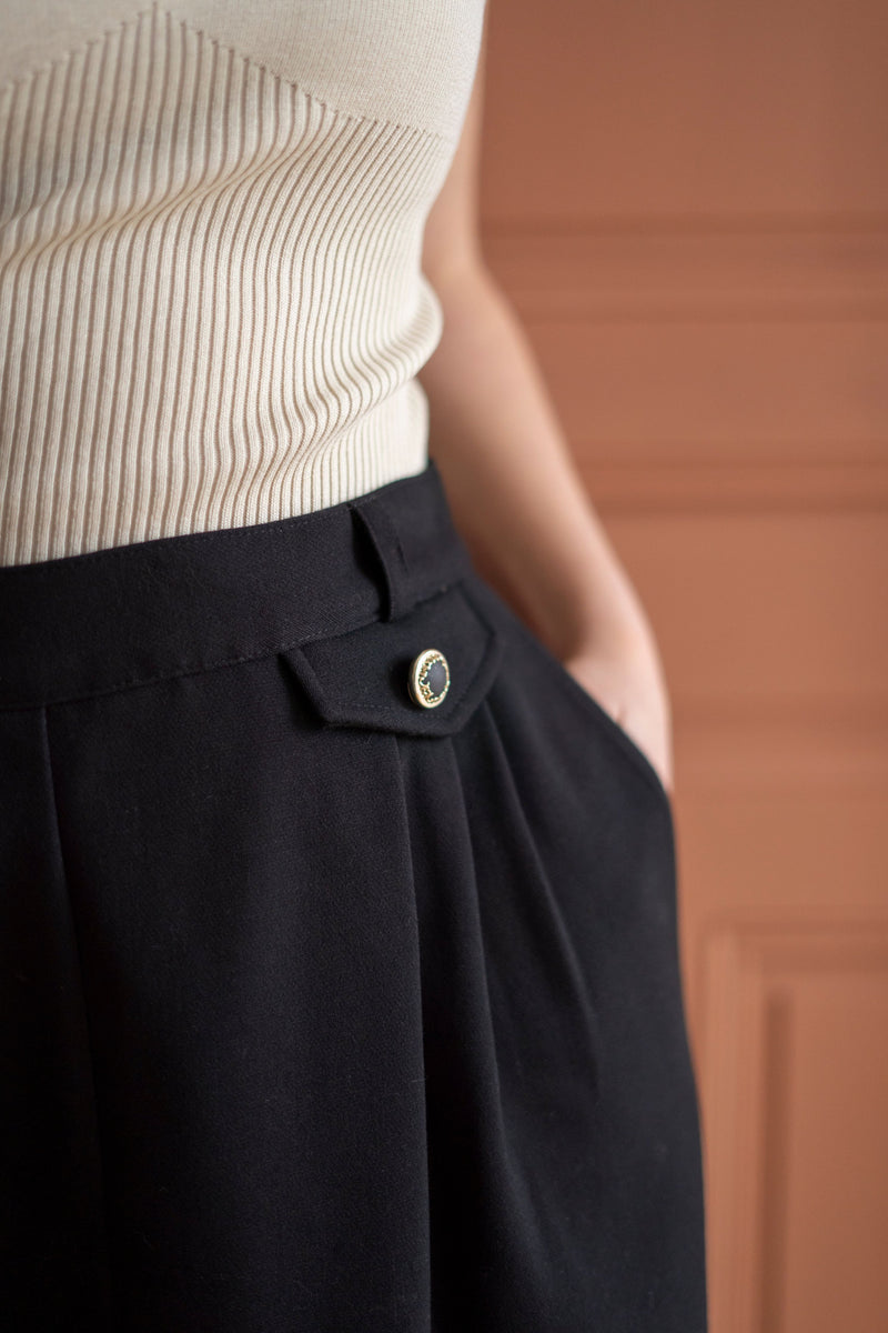 Black Margot Skirt